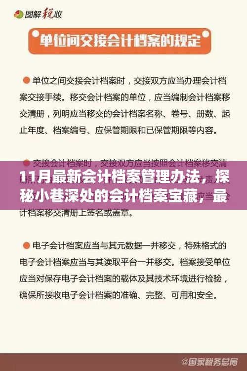 探秘最新會(huì)計(jì)檔案管理辦法，小巷深處的寶藏與獨(dú)特故事揭秘