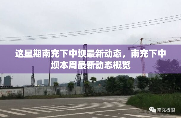 南充下中壩本周最新動(dòng)態(tài)概覽，本周發(fā)展動(dòng)態(tài)速遞