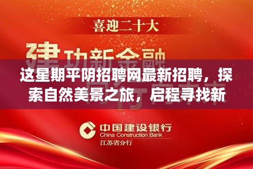 平陰招聘網(wǎng)更新，探索自然美景與尋找新工作的和諧之旅