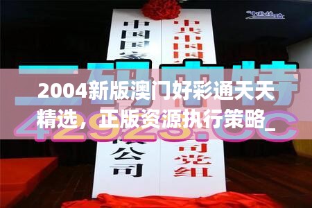 2004新版澳門好彩通天天精選，正版資源執(zhí)行策略_套裝版TBA536.53