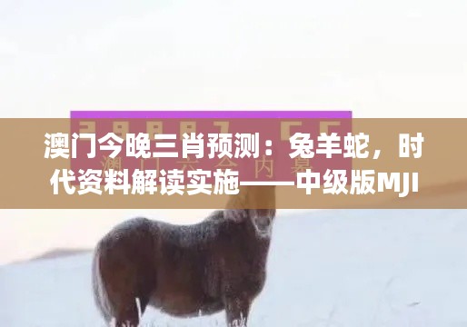 澳門今晚三肖預(yù)測：兔羊蛇，時(shí)代資料解讀實(shí)施——中級(jí)版MJI732.58