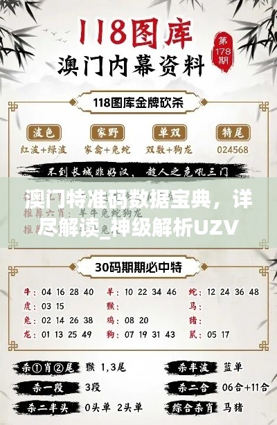 澳門(mén)特準(zhǔn)碼數(shù)據(jù)寶典，詳盡解讀_神級(jí)解析UZV444.11
