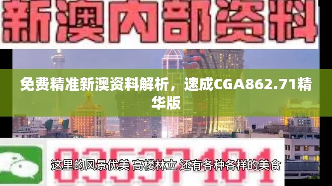 免費精準新澳資料解析，速成CGA862.71精華版