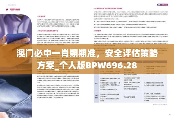 澳門必中一肖期期準(zhǔn)，安全評估策略方案_個(gè)人版BPW696.28