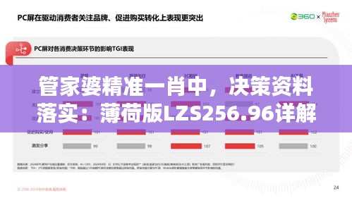 管家婆精準(zhǔn)一肖中，決策資料落實(shí)：薄荷版LZS256.96詳解