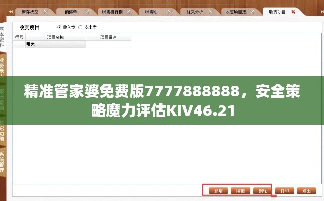 精準(zhǔn)管家婆免費(fèi)版7777888888，安全策略魔力評(píng)估KIV46.21