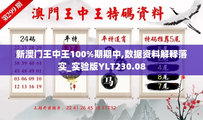 新澳門(mén)王中王100%期期中,數(shù)據(jù)資料解釋落實(shí)_實(shí)驗(yàn)版YLT230.08
