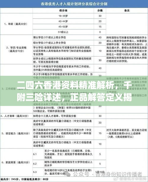 二四六香港資料精準(zhǔn)解析，千附三險(xiǎn)詳述，正品解答定義揭示_主力版YCQ557.91