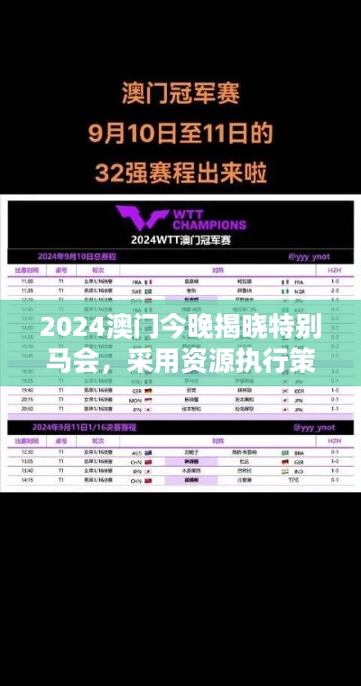 2024澳門今晚揭曉特別馬會，采用資源執(zhí)行策略及備用版EKS444.19