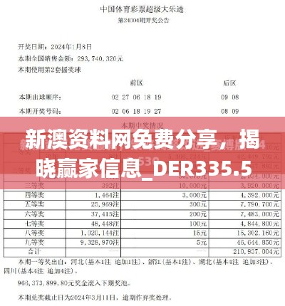 新澳資料網(wǎng)免費分享，揭曉贏家信息_DER335.56深度解析