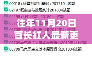 探秘十一月二十日首長紅人隱秘小巷的特色小店，最新更新揭秘往年11月20日紅人生活風(fēng)采