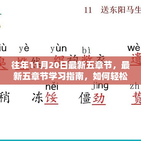 往年11月20日最新五章節(jié)學(xué)習(xí)指南，輕松掌握關(guān)鍵知識(shí)點(diǎn)攻略