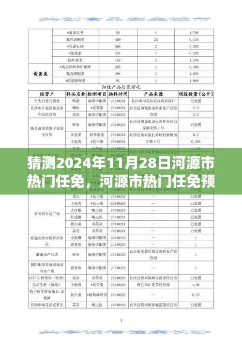 河源市熱門任免預(yù)測報告，揭秘2024年11月28日的人才動向深度分析