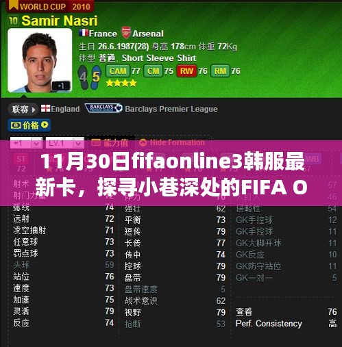 FIFA Online 3韓服最新卡牌揭秘，小巷深處獨(dú)特小店的探索之旅