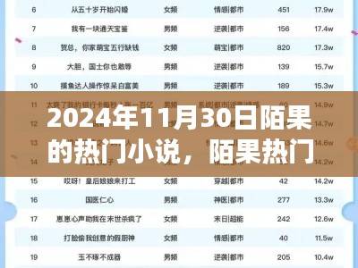 陌果熱門小說系列，探尋文學(xué)新星，聚焦2024年11月30日陌果小說熱潮