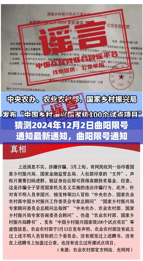 曲陽(yáng)限號(hào)通知新篇章，預(yù)測(cè)未來影響，探尋最新通知?jiǎng)討B(tài)