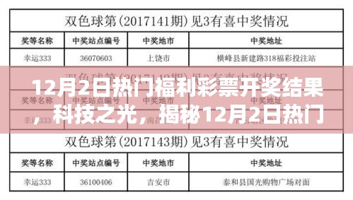 揭秘科技之光，福利彩票開獎(jiǎng)結(jié)果揭曉，開啟未來彩票新紀(jì)元！