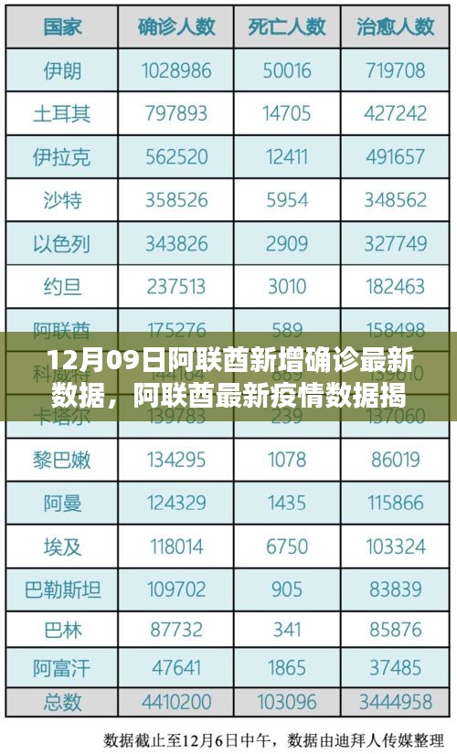 阿聯(lián)酋最新疫情數(shù)據(jù)揭秘，12月09日數(shù)字背后的故事與啟示
