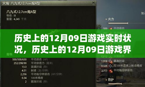 時代變遷與觀點碰撞，歷史上的12月9日游戲界實時狀況回顧