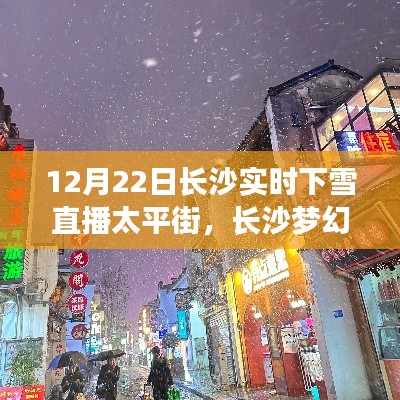 長(zhǎng)沙夢(mèng)幻飄雪日，太平街實(shí)時(shí)下雪直播絕美呈現(xiàn)