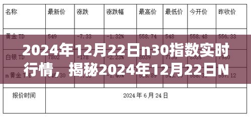 揭秘2024年12月22日N30指數(shù)實時行情，洞悉市場走勢，把握投資機(jī)會大解析