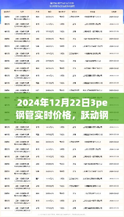 躍動(dòng)鋼管市場(chǎng)，揭秘2024年12月22日3PE鋼管實(shí)時(shí)價(jià)格——洞悉變化，鑄就自信與成就之路。