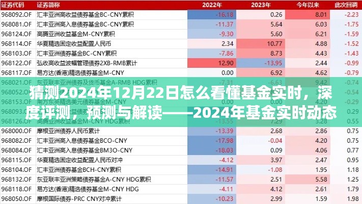 揭秘2024年基金實(shí)時(shí)動(dòng)態(tài)洞察系統(tǒng)，深度評(píng)測(cè)、預(yù)測(cè)與解讀的未來趨勢(shì)
