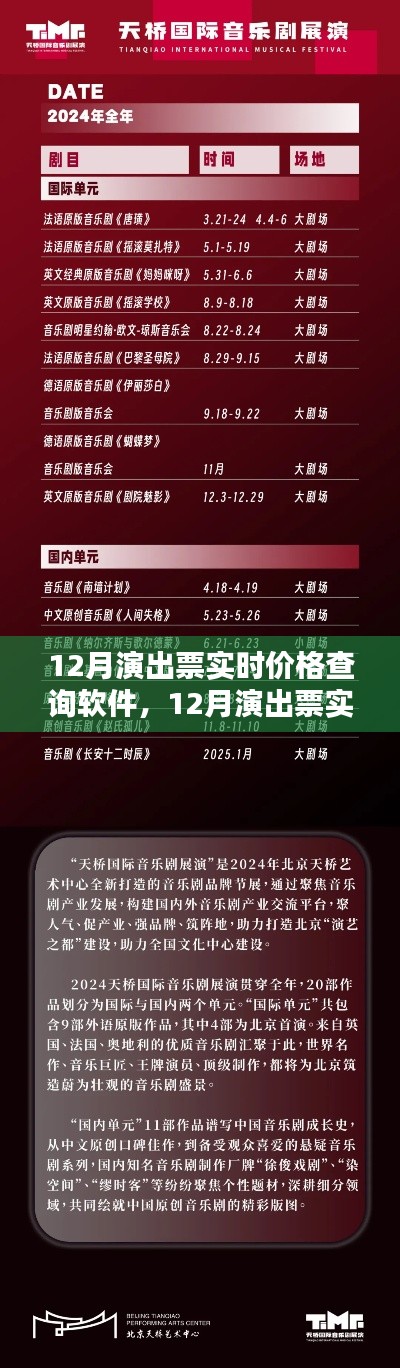12月演出票實時價格查詢軟件，使用指南與實時價格查詢功能介紹
