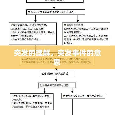 突發(fā)的理解，突發(fā)事件的意思 