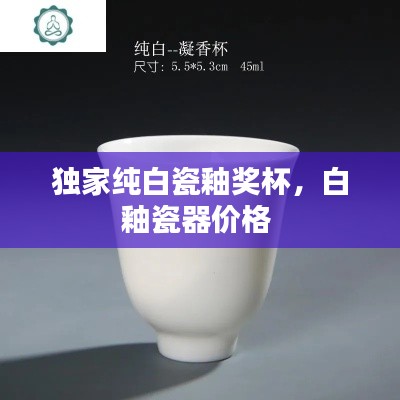 獨(dú)家純白瓷釉獎(jiǎng)杯，白釉瓷器價(jià)格 