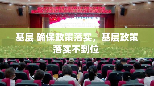 基層 確保政策落實，基層政策落實不到位 