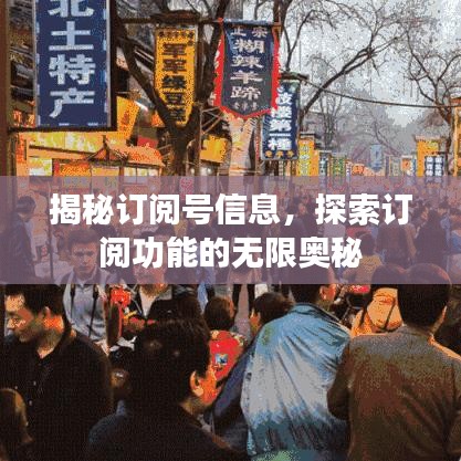 揭秘訂閱號(hào)信息，探索訂閱功能的無(wú)限奧秘