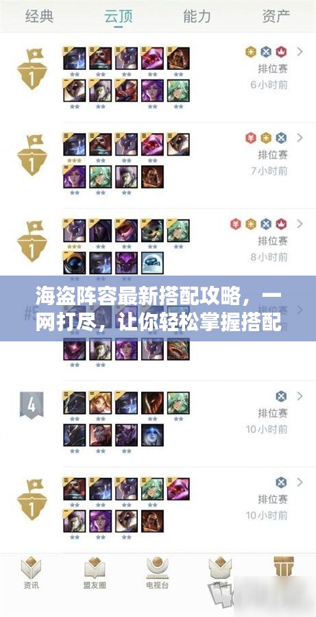 海盜陣容最新搭配攻略，一網(wǎng)打盡，讓你輕松掌握搭配技巧！