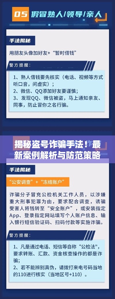 揭秘盜號詐騙手法！最新案例解析與防范策略全攻略