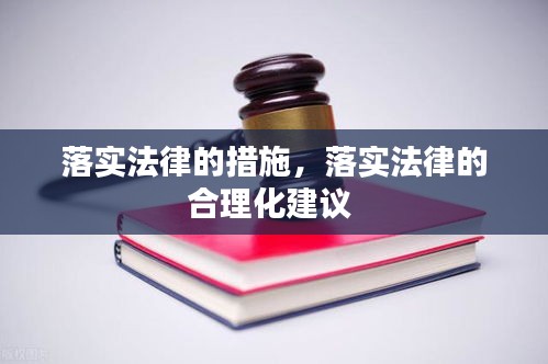 落實法律的措施，落實法律的合理化建議 