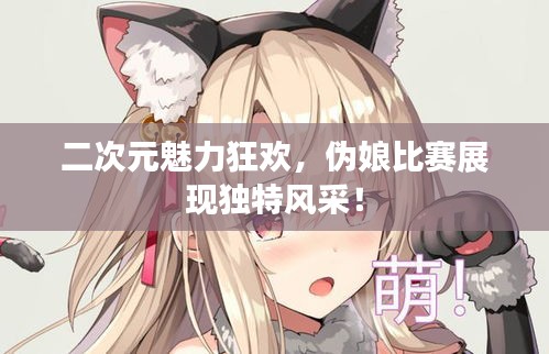 二次元魅力狂歡，偽娘比賽展現(xiàn)獨特風采！