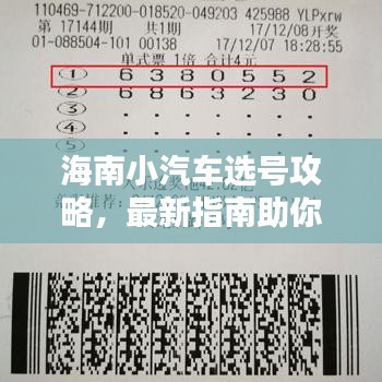 海南小汽車選號(hào)攻略，最新指南助你輕松選號(hào)！