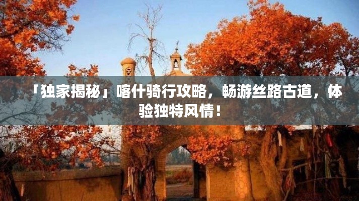 「獨家揭秘」喀什騎行攻略，暢游絲路古道，體驗獨特風情！