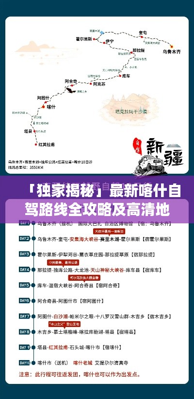 「獨(dú)家揭秘」最新喀什自駕路線全攻略及高清地圖，暢游無憂！