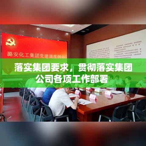 落實集團要求，貫徹落實集團公司各項工作部署 