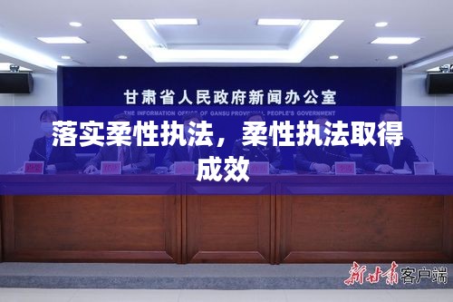 落實(shí)柔性執(zhí)法，柔性執(zhí)法取得成效 
