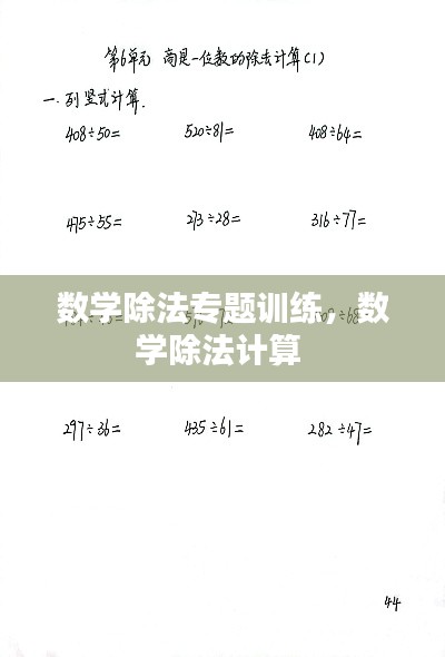 數(shù)學(xué)除法專題訓(xùn)練，數(shù)學(xué)除法計(jì)算 