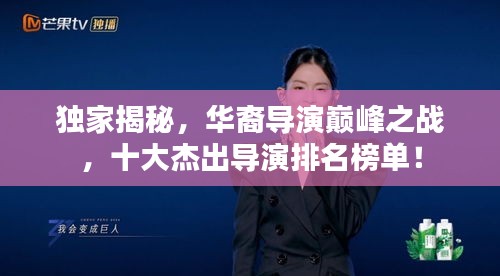 獨家揭秘，華裔導演巔峰之戰(zhàn)，十大杰出導演排名榜單！