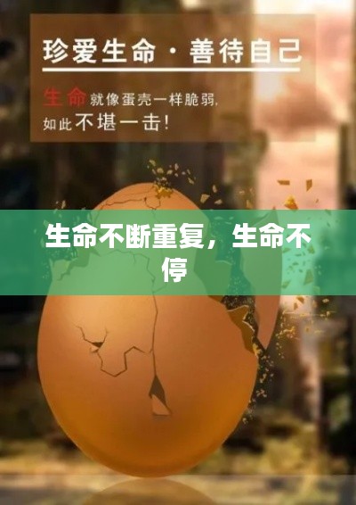 生命不斷重復(fù)，生命不停 