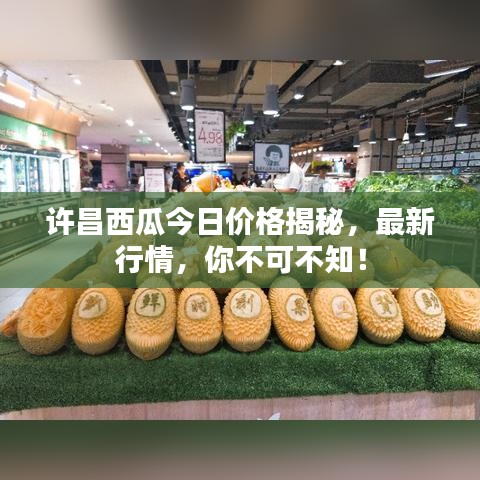 許昌西瓜今日價格揭秘，最新行情，你不可不知！