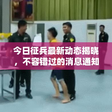今日征兵最新動態(tài)揭曉，不容錯過的消息通知！